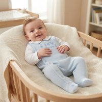 BIS-2020-2666: Baby Boys Little Prince 2 Piece Outfit (NB-6 Months)